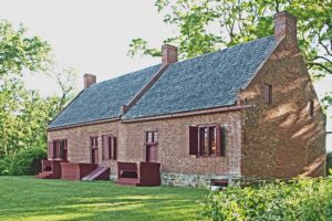Luykas Van Alen House circa 1737; one of the few remaining colonial Dutch homes in New York State.